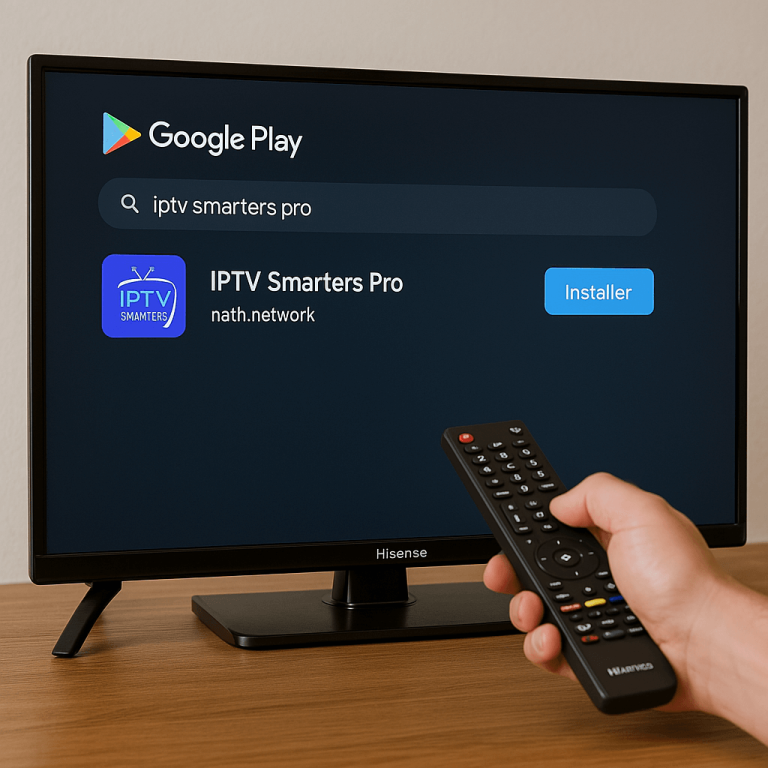 Comment installer IPTV sur TV Hisense ?