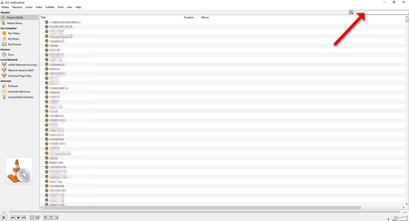 Liste des chaînes IPTV dans la liste de lecture de VLC