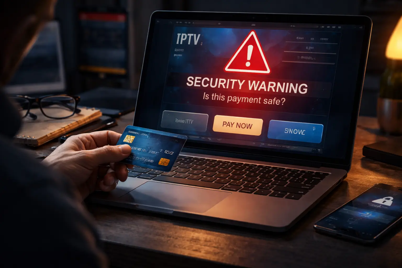 Est-ce risqué de payer un abonnement IPTV en ligne ?