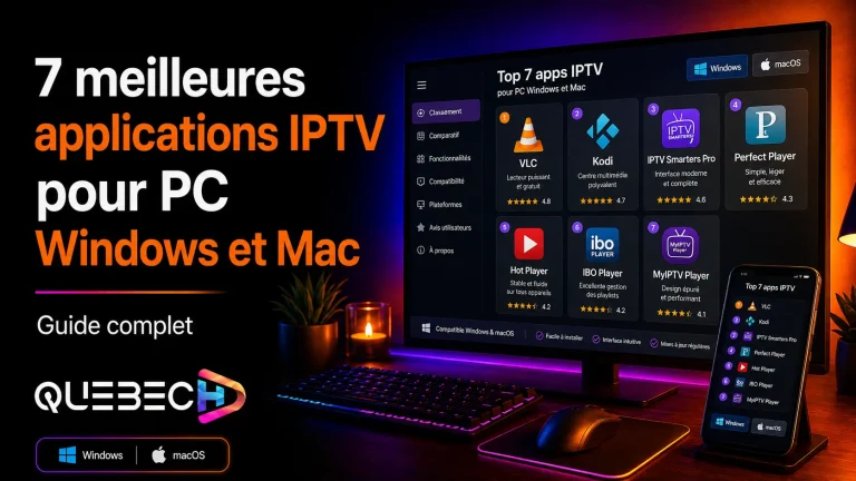 7 meilleures applications IPTV pour PC Windows et Mac