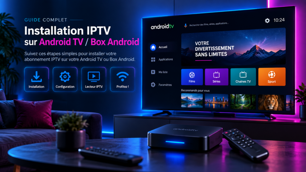 Guide d’installation IPTV sur Android TV et Box Android