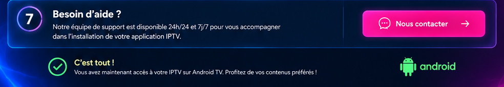 Encadré d’aide du support Quebec HD
