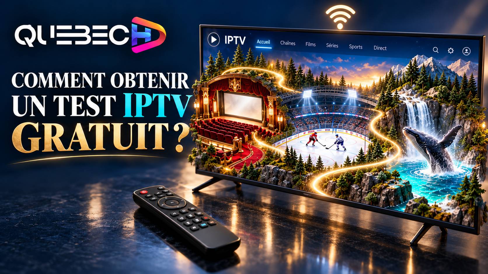 Test IPTV gratuit au Québec : comment obtenir votre essai et bien l’utiliser